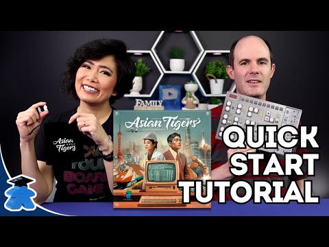 Asian Tigers - Board Game Tutorial - Start Playing in 12 Minutes