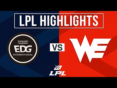 EDG vs WE Highlights ALL GAMES | LPL 2026 Split 1 | EDward Gaming vs Team WE