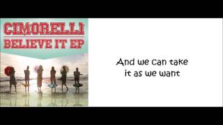 Cimorelli - Believe It (lyrics)