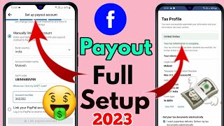 how to setup facebook payout, facebook payout account setup 2022