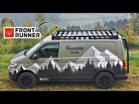 Wir montieren nen Front Runner Dachträger mit Lightbar und Heckleiter auf dem VW T6 😍 FREUNDSHIP