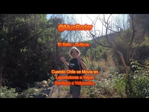 Encontré la Antigua Ruta  de Locomotora a Vapor desde Quilpué a Viña.