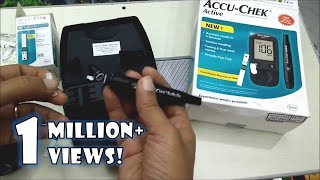 How to use Accu Chek Active Blood Glucose Monitoring system | Accu Chek Demonstration