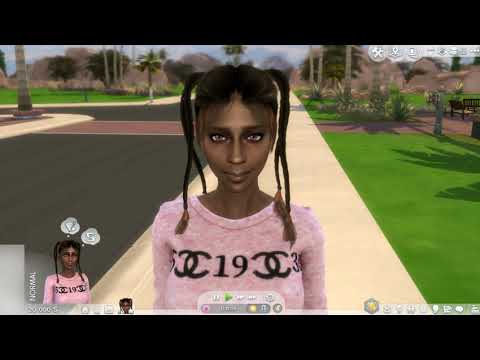 the sims 4 realistic style download girl Connie Kamau by Bonita100 Game Video Preview