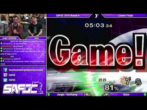 SAFGC 2016 R4 - Gorillaboy (Marth) vs Kaiza (Falco) - Losers Finals - SSBM