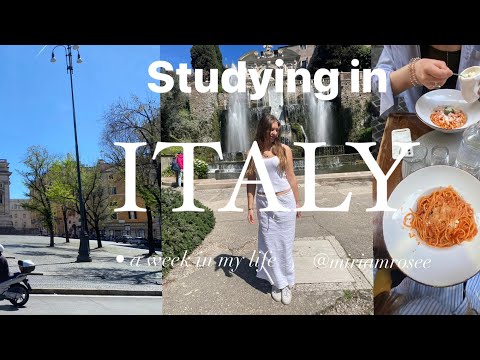 days in my life studying in Italy, mini Sapienza campus tour + little q&a 📍🛵🇮🇹