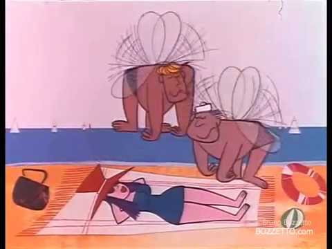 SIGNOR ROSSI : The seaside, at last ! - Bruno Bozzetto