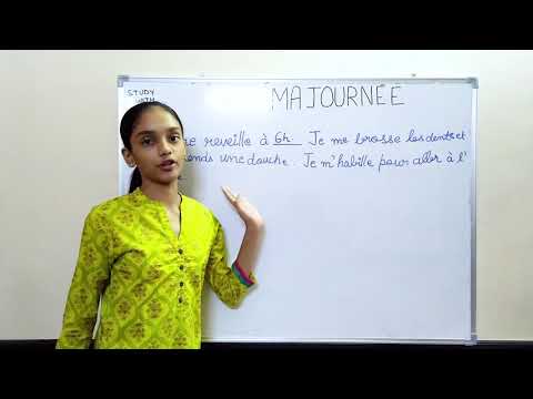 How to describe your daily routine in French