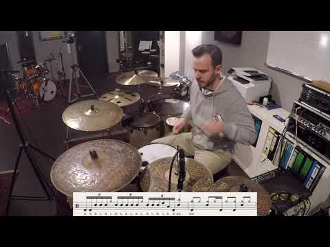 60 Second Drum Lesson | sixtuplets foot hand combination fill