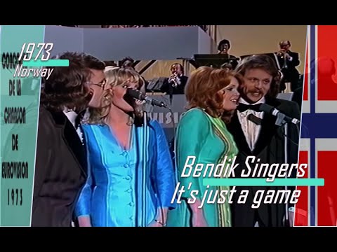 eurovision 1973 Norway 🇳🇴 Bendik Singers - It's just a game ᴴᴰ