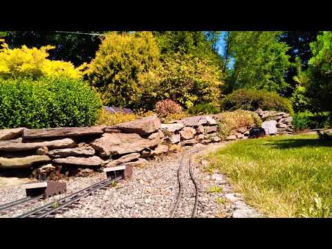 Halte Stelle beim Dorf Nur mit der Dampflok Teil 6