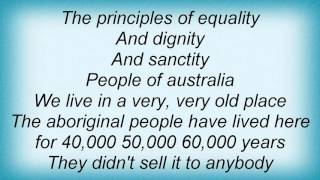 Midnight Oil - People Of Australia Lyrics