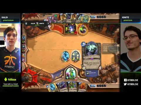 HEARTHSTONE - KALDI vs IGNITE - Heroes Of Cards 2 - Viciuslab