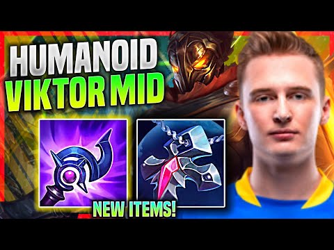 HUMANOID VIKTOR WITH NEW ITEM LUDEN'S! - MAD Humanoid Plays Viktor MID vs Orianna! | Preseason 11