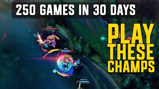 I Played 250 Games in 1 Month To Learn What's OP In Season 12 League of Legends