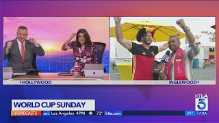 Belgium takes on Iran for the first time ever in Los Angeles as World Cup group stage continues