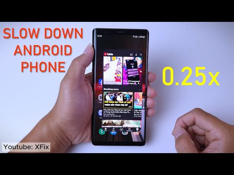HOW TO SLOW DOWN YOUR ANDROID PHONE