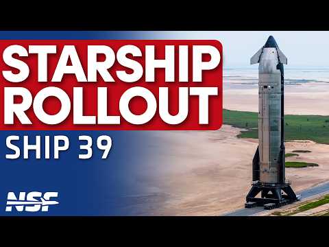 SpaceX rolls Flight 12 Ship 39 to Masseys