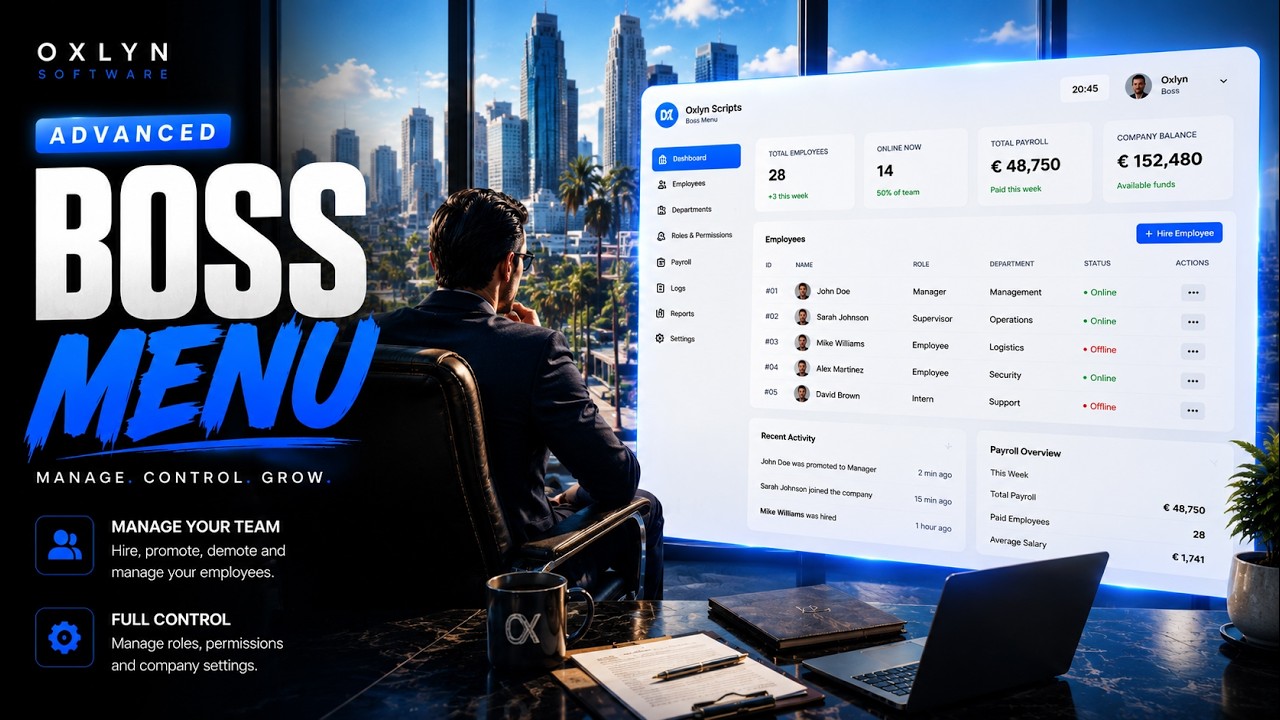 Oxlyn | Boss Menu System