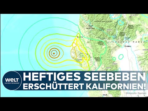 USA: Heftiges Seebeben erschüttert die Küste von Kalifornien! Tsunami-Warnung aufgehoben
