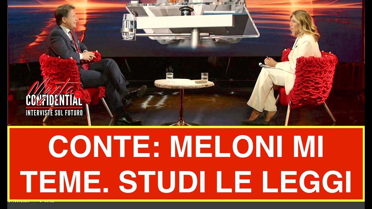 CONTE: MELONI MI TEME. STUDI LE LEGGI