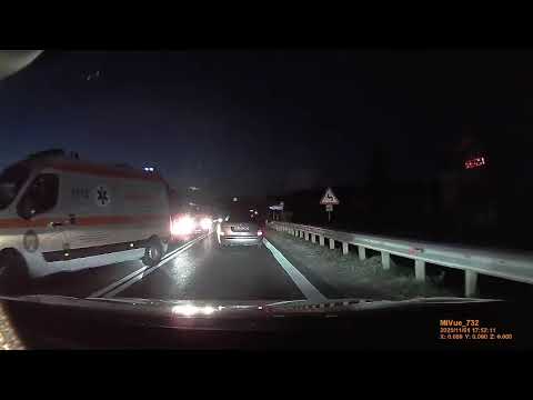 ACCIDENT pe DN 7, la Budești. O singură mașină implicată…