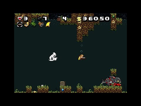 Spelunky Classic OST - Slow Jungle Theme Extended [Wrong Pitch]