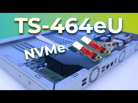 Servidor Rack con almacenamiento NVMe para empresas - QNAP TS-464eU