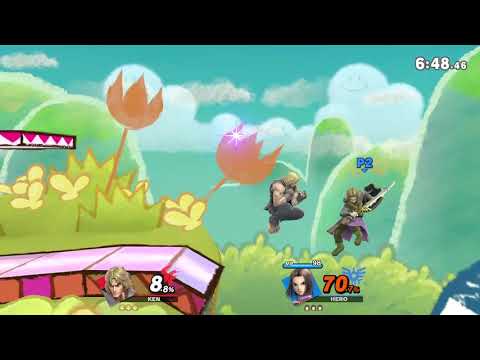 Smash Ultimate Ken Combo: 0 to Death 4