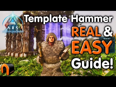 Ark TEMPLATE HAMMER Real & EASY GUIDE!