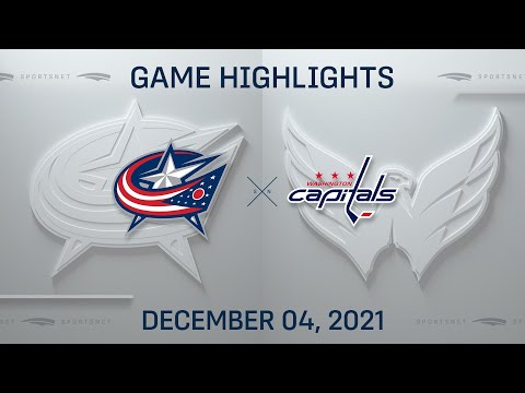 NHL Highlights | Blue Jackets vs. Capitals - Dec. 4, 2021