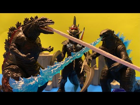 Legendary Godzilla vs Shin Godzilla vs Final Wars Gigan (Godzilla Battles Episode 2)
