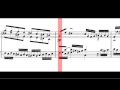 BWV 910 - Toccata in F-Sharp Minor (Scrolling)
