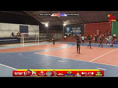 REAL GAROTAS X UNIÃO SÃO MIGUEL - 2º RODADA DO FUTSAL VARGEM-GRANDENSE FEMININO 2022