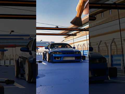 Pit stop | Nissan Silvia #3d #blender #cgi #render #car #automotive #nissan #silvia #animation #s15