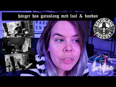 mysvlogg!!!! hänger hos Gatuslang med Faal & BONBON o spelar in "gatuslang bars" o käkar middag