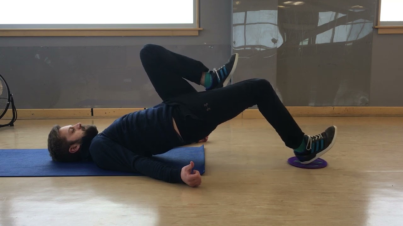 4. Level 4 Sliding  Leg Curl (Side View)