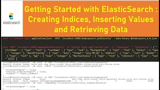Elasticsearch Tutorial for Beginners Part5 | Create Index , Add Documents and Searching.