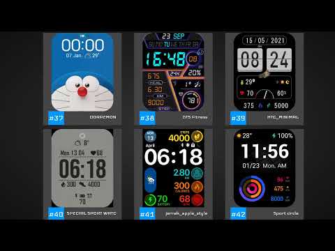 Top 50 DIGITAL Watch Faces For the Amazfit GTS