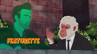 Hit Monkey - Primatologist Featurette (2021) Jason Sudeikis, Olivia Munn, George Takei video