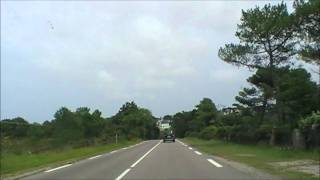 preview picture of video 'Driving Between Sables d'Or les Pins & Pléhérel Plage Vieux Bourg, Brittany 22nd August 2011'