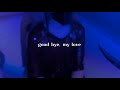 Anya Nami - good bye, my love (reverb)