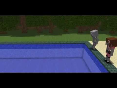 Monster School: Girls vs Boys Swimming Challenge - Minecraft Animation