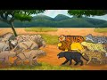 MODERN BIG CATS VS PREHISTORIC BIG CATS RUMBLE ANIMATION
