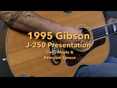 1995 Gibson J-250, Curly Maple/Bearclaw Spruce image 23