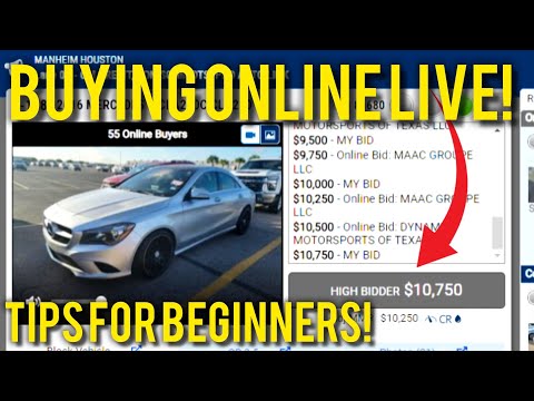 HOW TO BUY CARS THROUGH ONLINE AUTO AUCTION: TIPS, TRICKS, STRATEGIES & LIVE BIDDING FOR BEGINNERS!