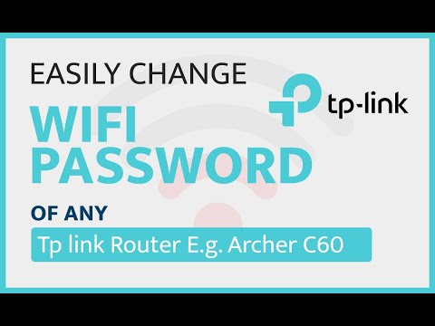How to Change Wifi Password of Tp-link Router|Tp-link Wifi Password Change Archer C60 Wifi Password Video
