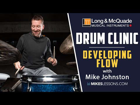 opens link to Developing Flow on the Drums with Mike Johnston