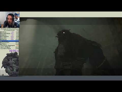 Shadow of the Colossus Normal Boss Rush Speedrun - 32:41 RTA - 16:43.57 IGT