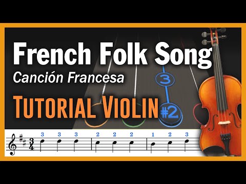 French Folk Song | Canción Francesa - Play Along Violín 🎻